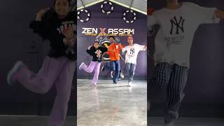 My husband and his students at Zen X Assam.     #minivlog #ytshorts #dance #reels