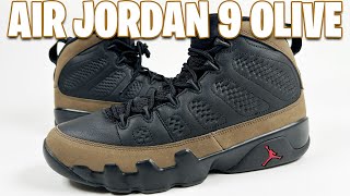 AIR JORDAN 9 OLIVE 2024 REVIEW - THESE ARE NICE! 🔥