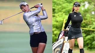 Korean Hot Golfer "Hyun Ju Yoo" Beautiful Golf Swing & Slow motion,韓国ホット美女スター「ユ・ヒョンジュ」ビューティフルゴルフスイング
