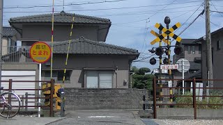 【電鈴式踏切】北陸鉄道浅野川線-上諸江踏切-