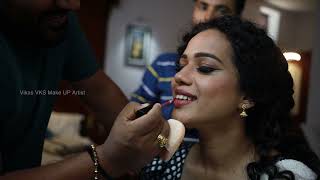 Kerala Viral Couples Valmakry Kyatgirl wedding makeup Vikas Vks