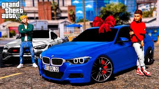 МОИ ДРУЗЬЯ ПОДАРИЛИ МНЕ ЧЕТКУЮ BMW F30! ПОГОНЯ ОТ КОПОВ В ПЕРВЫЙ ЖЕ ДЕНЬ! ШКОЛЬНЫЕ БУДНИ ГТА 5