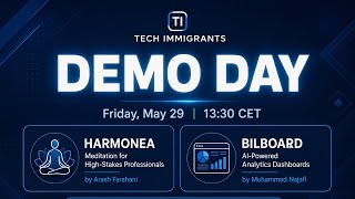 Tech Immigrants Demo Day: Harmonea & Bilboard | Live Demos + Q&A