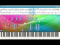 情熱大陸 葉加瀬太郎 j pop 伴奏付き スティッカムに投稿したピアノ動画 ステカム stickam sheet music synthesia シンセシア