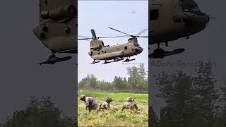 Elite Forces and CH-47 Chinook helicopter #usairforce