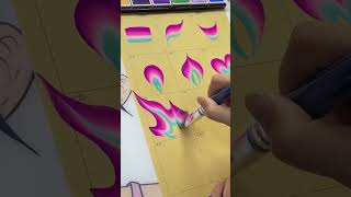 Basic stroke practice #facepainting #facepaint #drawingtutorial #paintingtutorial #drawingchallenge