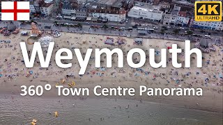 Weymouth - Town Centre Panorama | England | UK - 4k 360°