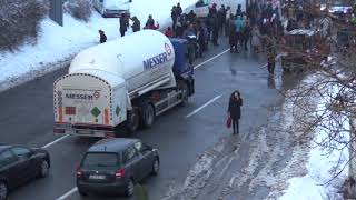 Blokiran magistralni put Užice - Zlatibor