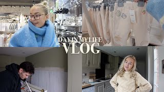 SPEND THE DAY WITH ME | starting baby boys nursery, shopping trip + lots of house jobs