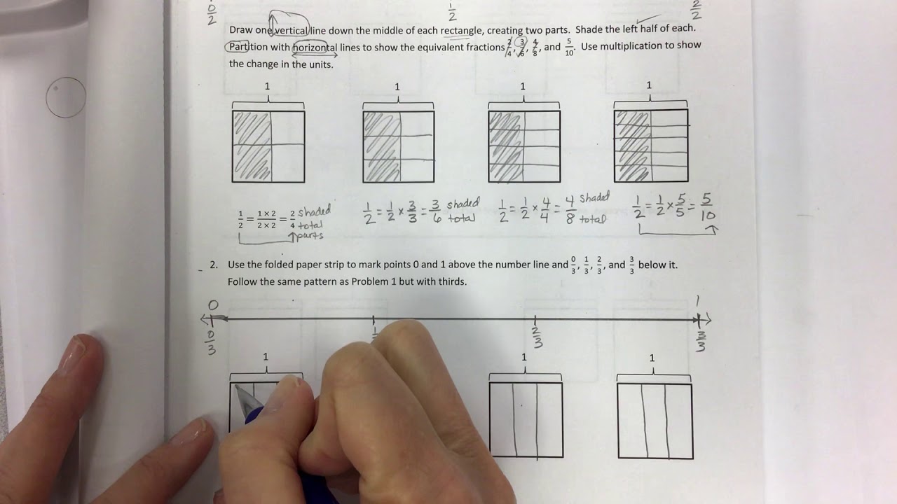 Eureka Math Grade 5 Module 3 Lesson 1 Problem Set - YouTube