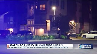 Lee’s Summit police shooting suspect arrested at Ellis hotel