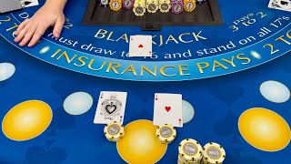 Blackjack | $800,000 Buy In | SPLITTING ACES FOR $200,000 IN EPIC HIGH LIMIT CASINO SESSION!