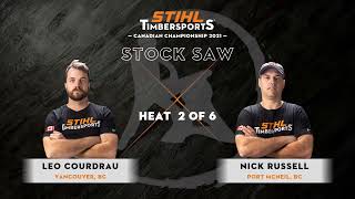 2021 STIHL TIMBERSPORTS® Canadian Championship Episode 2  - Stock Saw