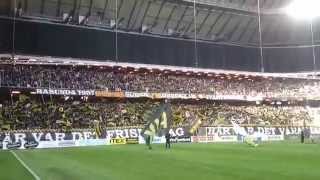 AIK-klackens tifo (AIK-HBK 2-1)