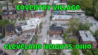 Coventry Village - Cleveland Heights Ohio - Aerial Video