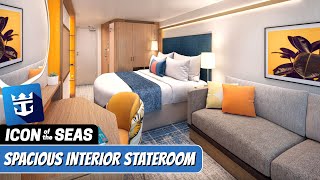 Icon of the Seas | Spacious Interior Stateroom Walkthrough Tour | Royal Caribbean 2024 | 4k