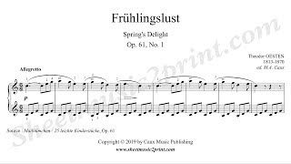 Oesten : Frühlingslust - Spring's Delight, Op. 61, No. 1