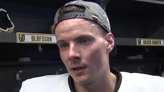 Vegas Golden Knights Victor Olofsson said signing with NHL team was 'easy'