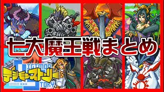 【デジモンストーリー】七大魔王戦まとめ【Digimon】