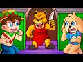 ¡ESCAPA del OSO MALVADO POOH!🔪🐻 ROBLOX con SILVIOGAMER PANCRACIO y PERMON