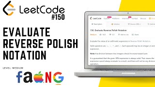 150. Evaluate Reverse Polish Notation | Leetcode Medium