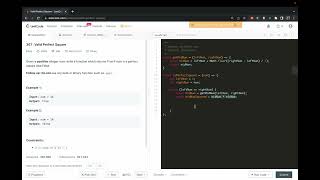 Valid perfect square - JavaScript