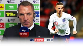 Brendan Rodgers on James Maddison's England exclusion | "It is a shame for James and the country"