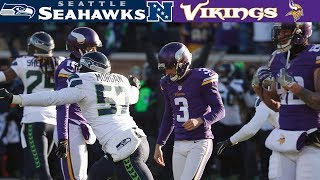 The Frostbite Fight! (Seahawks vs. Vikings, 2015 NFC Wild Card) | NFL Vault Highlights