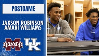 Kentucky basketball players recap INCREDIBLE road win at Mississippi State