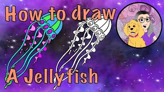 how to draw a jellyfish (hard)