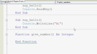 Visual Basic Tutorials P11 - Subs and Functions