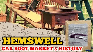 Hemswell Car Boot Market with RAF Stories -  walk with history \u0026 antiques