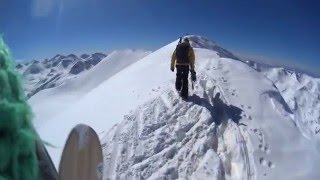 Freeride in Bansko 2016, danger culuars, snowboard