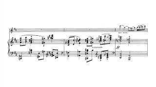 Alexander Tansman: Violin Sonata No. 2 (1919) [Score Video]