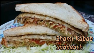 Shami Kabab Sandwich - Street Style Sandwich Recipe - Easy to Make Recipe By Cook 4 You