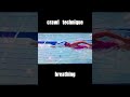 crawl breathingクロールの呼吸 shorts swimming swimmer swimmertiktok fyp swim pool 水泳 競泳 水泳女子