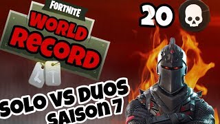fortnite world record saison 7 solo vs duo 20 kills ps4 vs mobile - duo world record fortnite ps4