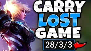RIVEN HOW TO LITERALLY 1V9 A LOST GAME & CARRY IN SEASON 12! - S12 Riven TOP Gameplay Guide