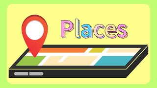 【Places Palette】地點英文詞彙全收錄，讓你看完一次全收穫，出國旅遊必備，機場、商店、醫院、警局、車站等通通學會，輕鬆遊遍世界！🏰🏥🚂