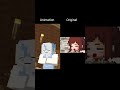 Tuh Liat Si Agus Dapet rangking 1 | Animasi Minecraft vs Original video #minecraft #shorts #short