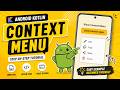 ANDROID - CONTEXT MENU || TUTORIAL IN KOTLIN