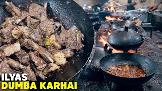 Ilyas Dumba Karahi, Lahore Truck Ada, GT Road | Best Mutton Karahi Tikka | Pakistan Street Food