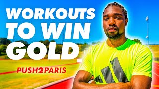 Noah Lyles FIRST 200m TRAINING SESSION for Paris Olympics, Sprint Drills, Gym Workout | #Push2Paris
