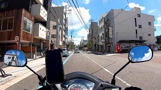 【モトブログ】レンタルバイクでしまなみ海道をツーリングしてみた！①(尾道駅→向島のファミリーマート 尾道向東町店まで)