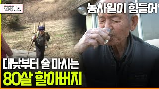 [다큐 ‘가족’ 168회上] 농사일이 힘들어 대낮부터 술 마시는 80살 할아버지