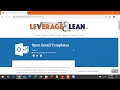 Open Email Templates   Macro Instructions