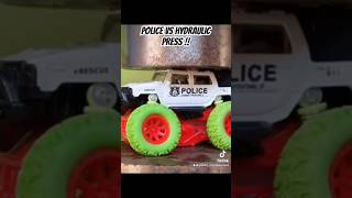 Police VS Hydraulic Press !!