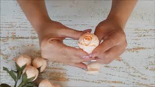 Small paper roses DIY Mellas