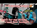 CARA PASANG SPION BAR END RIZOMA DI YAMAHA FAZZIO GAMPANG BANGET || SPION RIZOMA BULAT