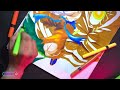 यह तो ta**i हैं painting using these brush pens and review dragonballz camlinbrushpen